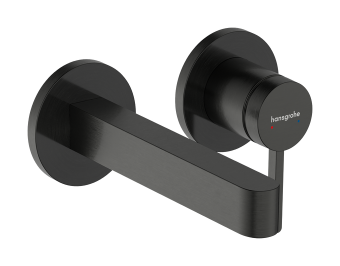 Vòi lavabo gạt đơn Hansgrohe Finoris 76051340 Brushed Black Chrome