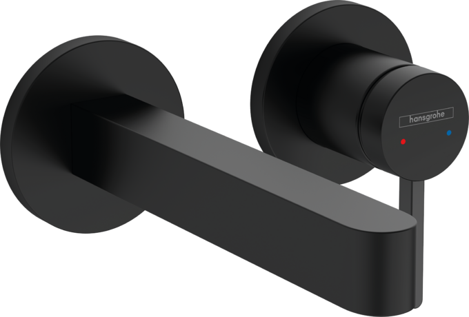 Vòi lavabo gạt đơn Hansgrohe Finoris 76051670 Matt Black