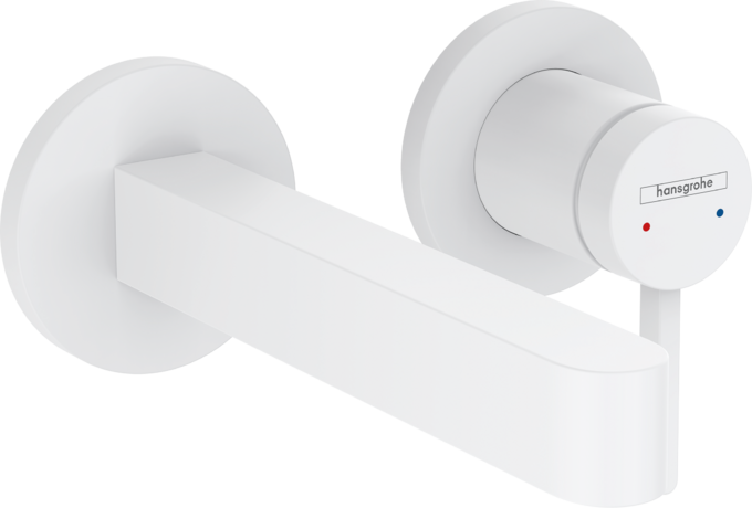 Vòi lavabo gạt đơn Hansgrohe Finoris 76051700 Matt White