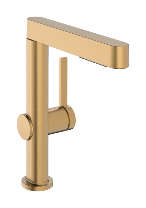 Vòi lavabo gạt đơn Hansgrohe Finoris 76063140 Brushed Bronze