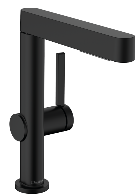 Vòi lavabo gạt đơn Hansgrohe Finoris 76063670 Matt Black