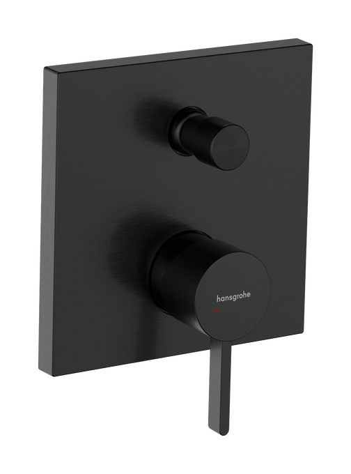 Bộ trộn bồn tắm gạt đơn Hansgrohe Finoris 76415340 Brushed Black Chrome