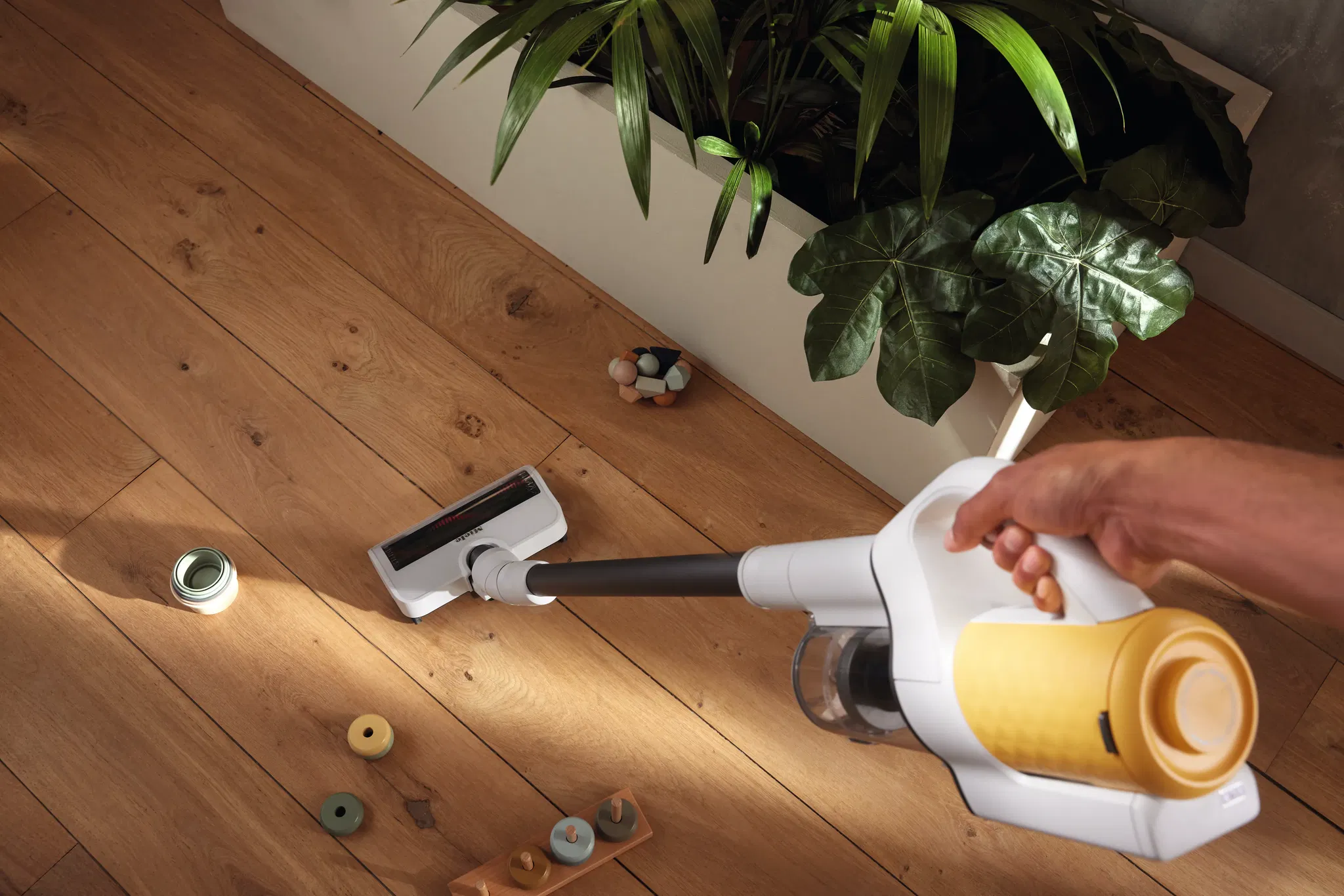 Máy hút bụi pin Miele Duoflex HX1 Sunset Yellow Máy hút bụi pin Miele Duoflex HX1 Sunset Yellow
