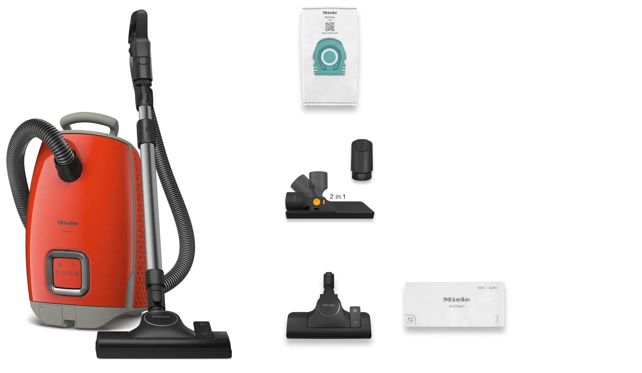 Máy hút bụi túi Miele Guard L1 Terra Red Máy hút bụi túi Miele Guard L1 Terra Red