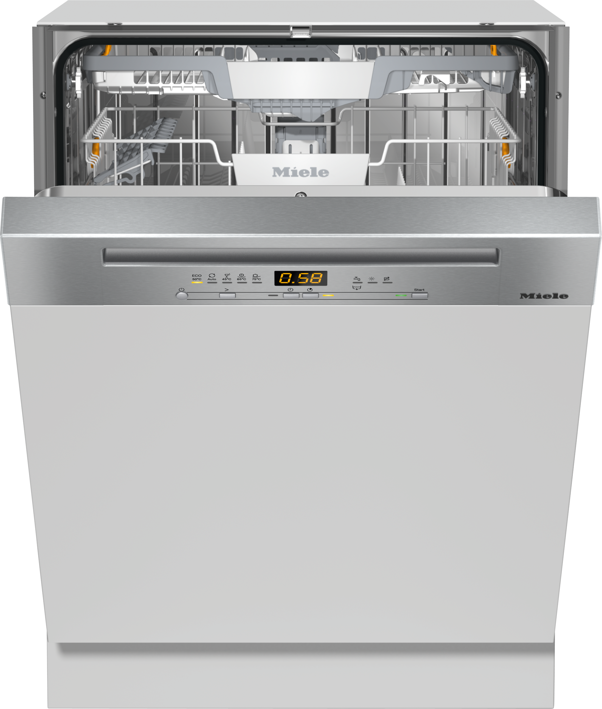 Máy rửa bát âm bán phần Miele G 5210 C SCi 80.5 cm CleanSteel