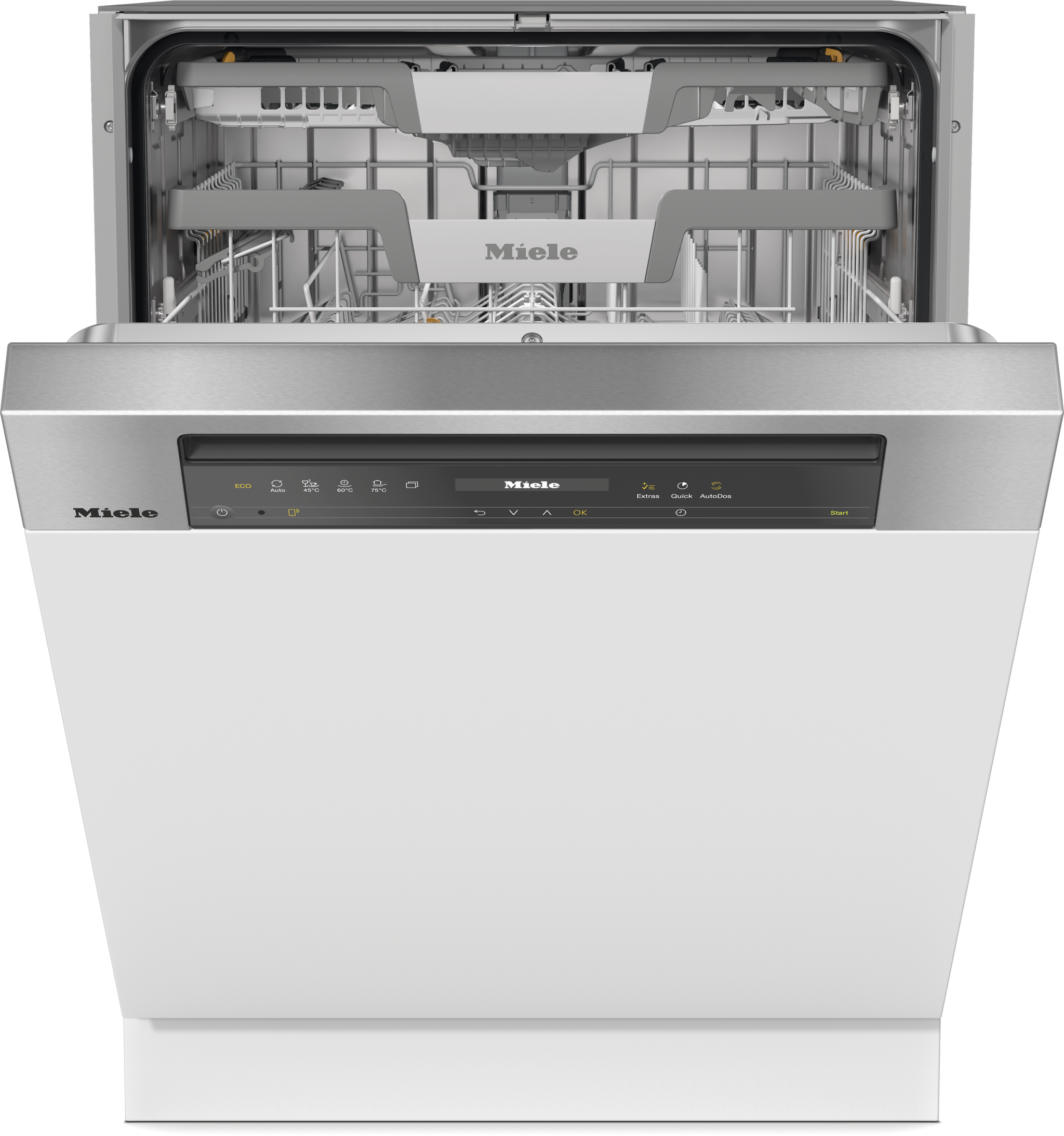 Máy rửa bát âm bán phần Miele G 7604 C SCi 80.5 cm CleanSteel