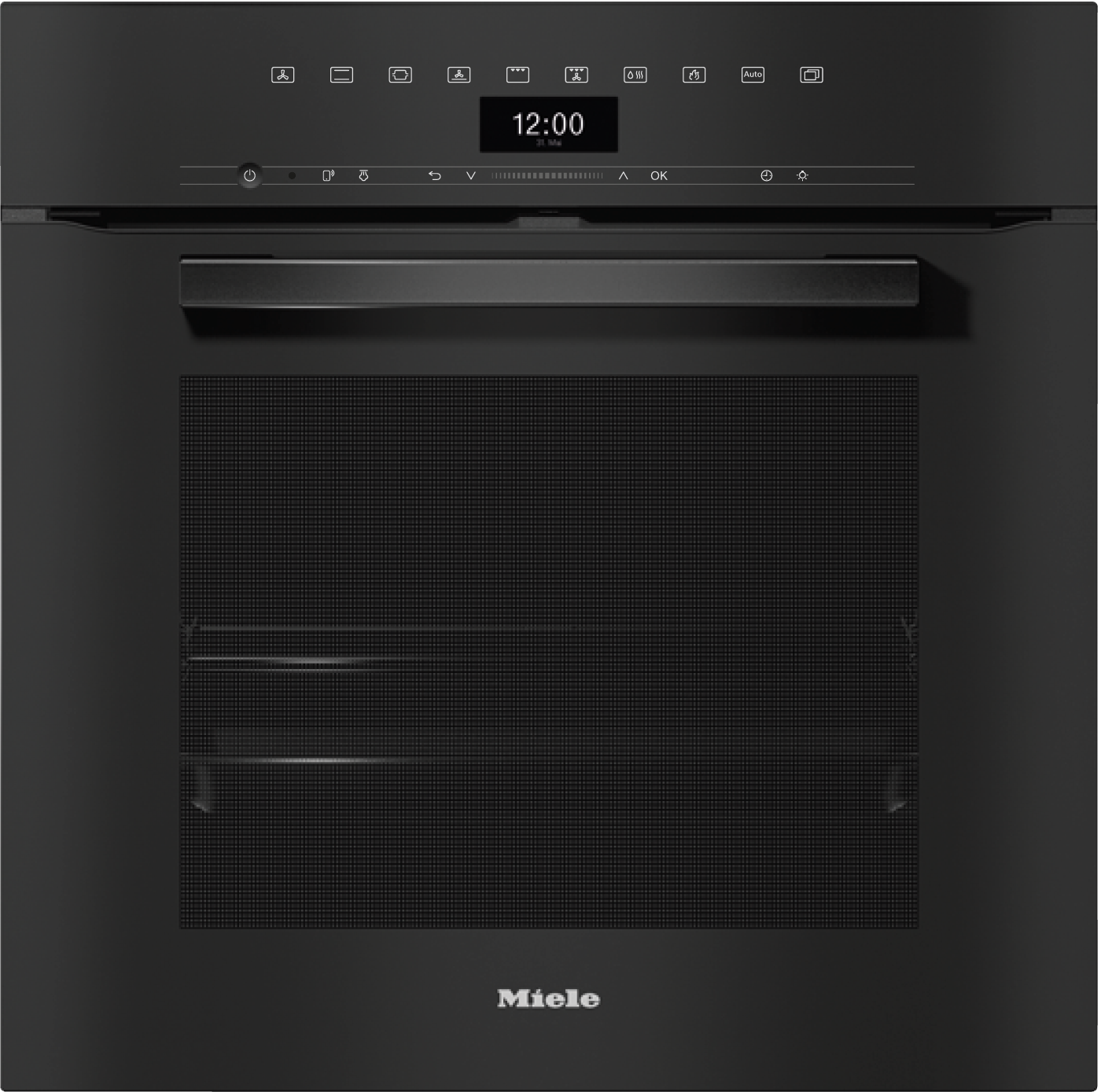Lò nướng Miele H 7464 BP 59.6 cm Obsidian Black