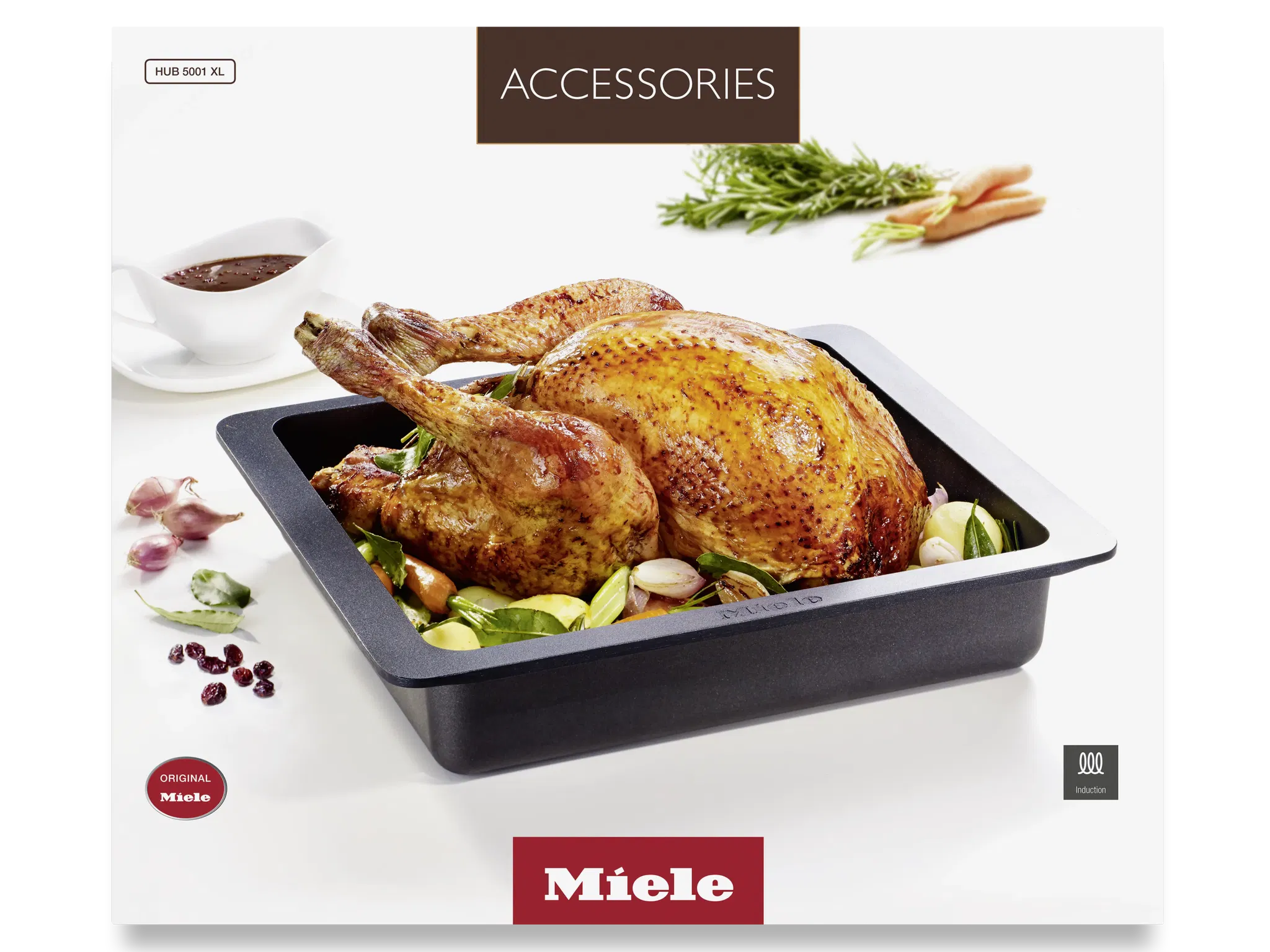 Nồi Gourmet dùng bếp từ Miele HUB 5001 XL