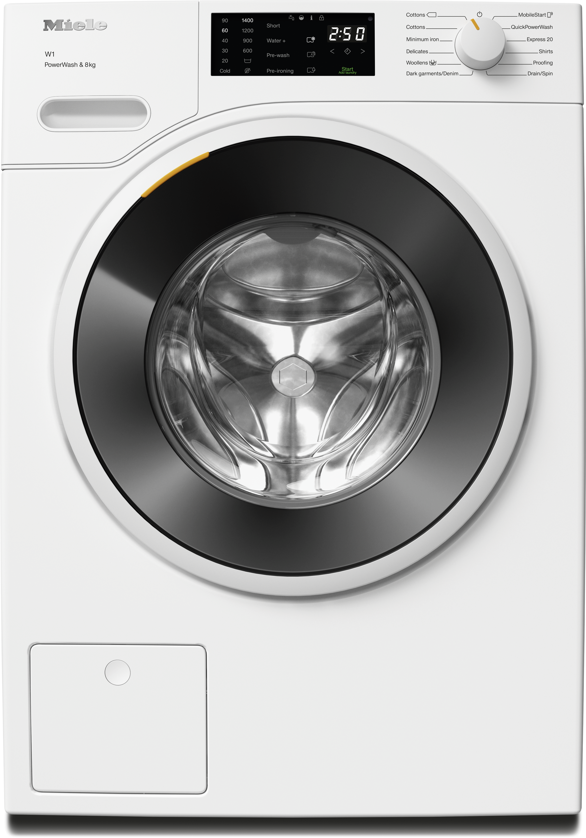 Máy giặt cửa trước Miele 8 kg WWB360 WCS - Hình 1