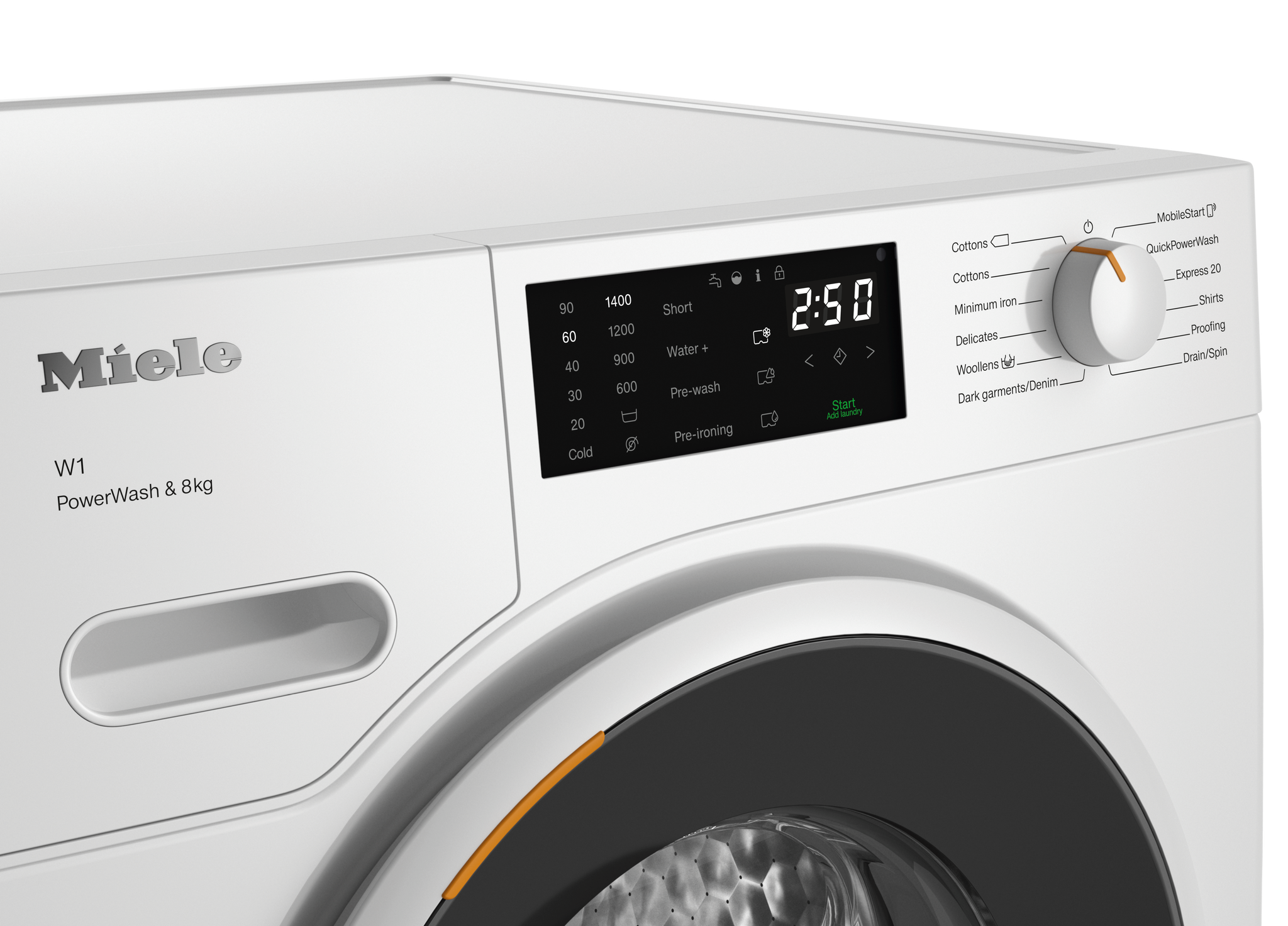 Máy giặt cửa trước Miele 8 kg WWB360 WCS - Hình 3