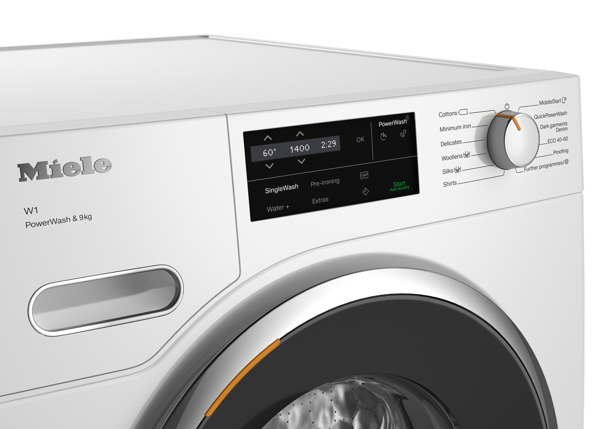 Máy giặt cửa trước Miele 9 kg WWG360 WCS - Hình 3