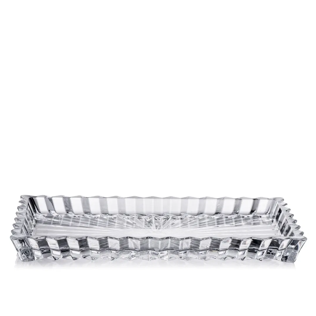 Khay Crown Jewel chữ nhật Rogaska 130924 35 x 19 cm
