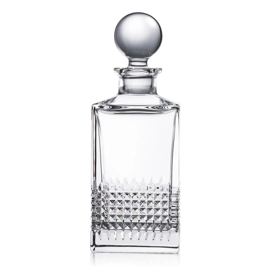 Chai rượu mạnh Diamond chữ nhật Rogaska 132137